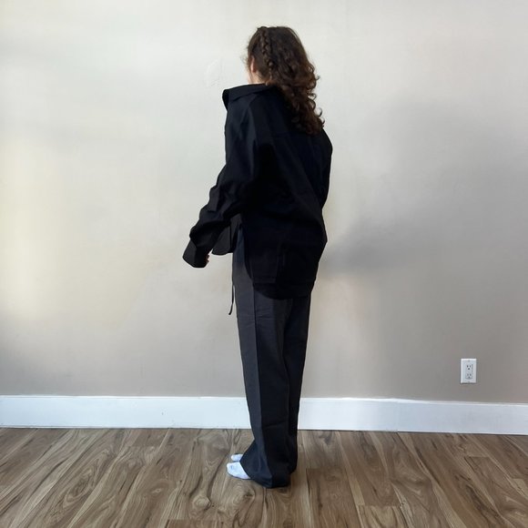 Reformation Will Oversized Shirt | Black 🎉Last One 🎀 NEW - Picture 5 of 13
